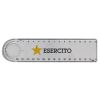 RIGHELLO TRASPARENTE CON LENTE DI INGRANDIMENTO