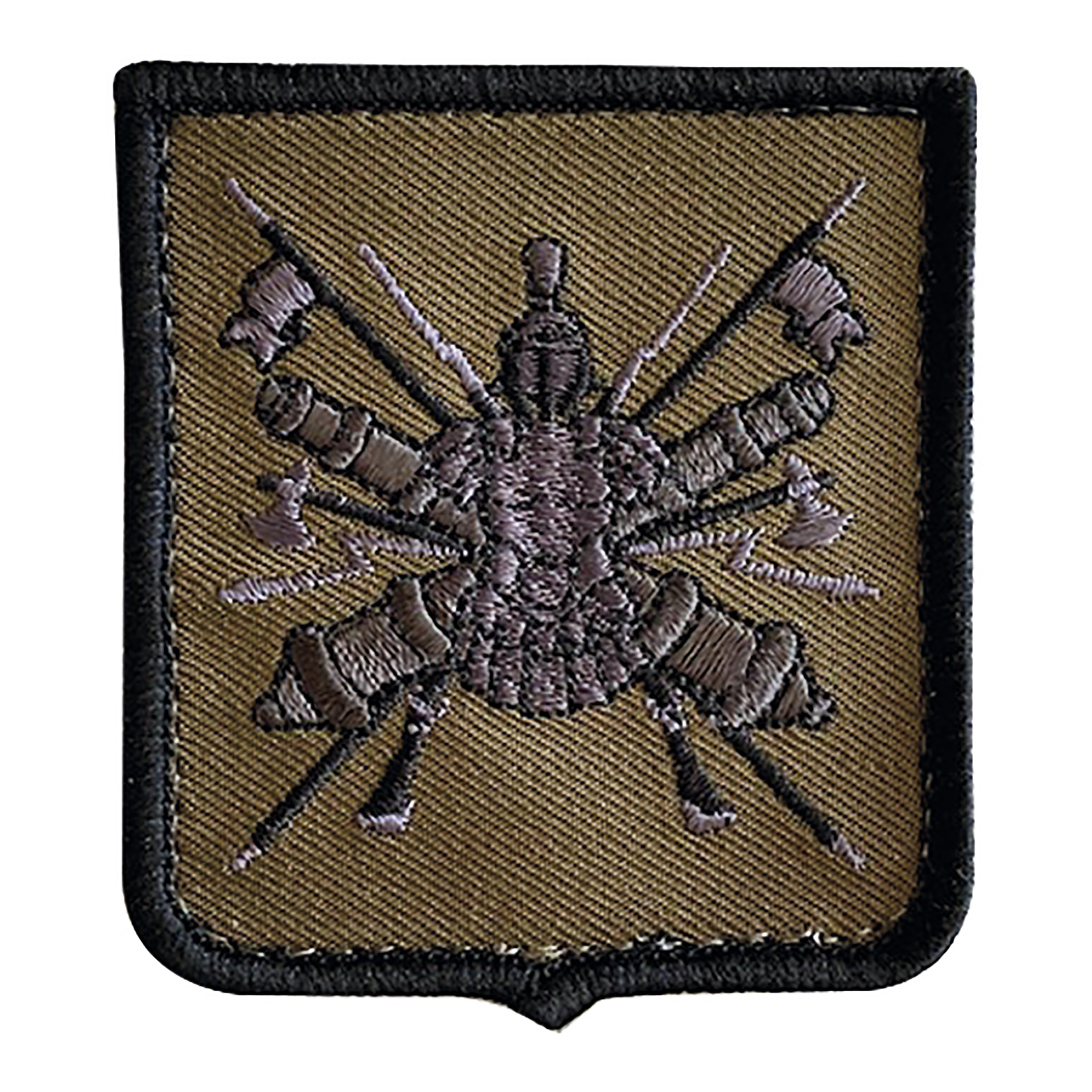 TOPPA BASSA VISIBILITA' CON VELCRO ARALDICO SME